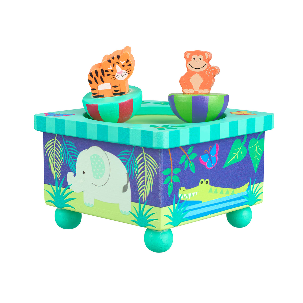 Jungle Animals Music Box