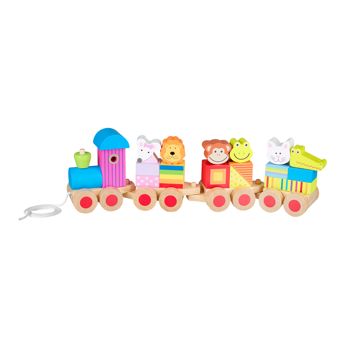 Orange tree toys animal puzzle train on sale