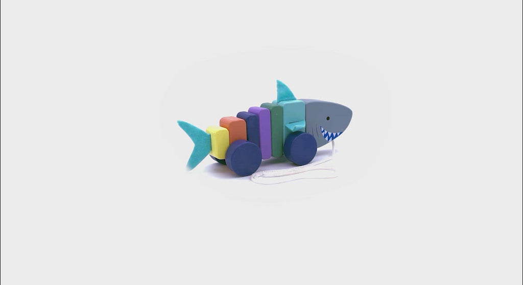 Shark Push Along - Orange Tree Toys Push & Pull