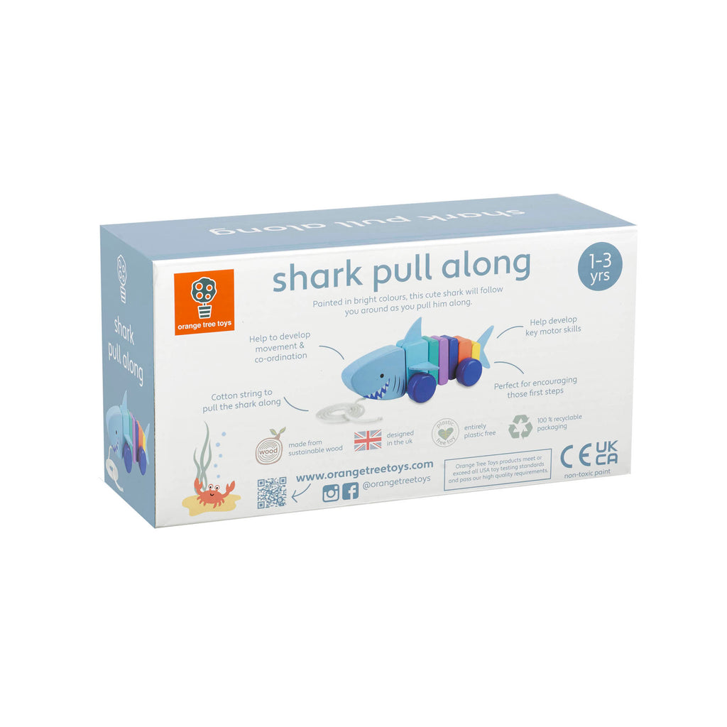 Shark Pull Along– Orange Tree Toys