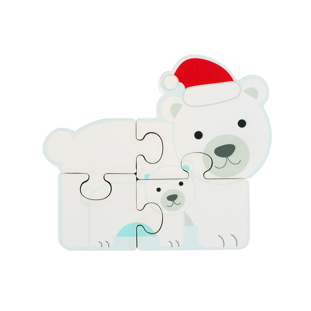 PUZZLE BEBÉS OSO POLAR - Kidshome