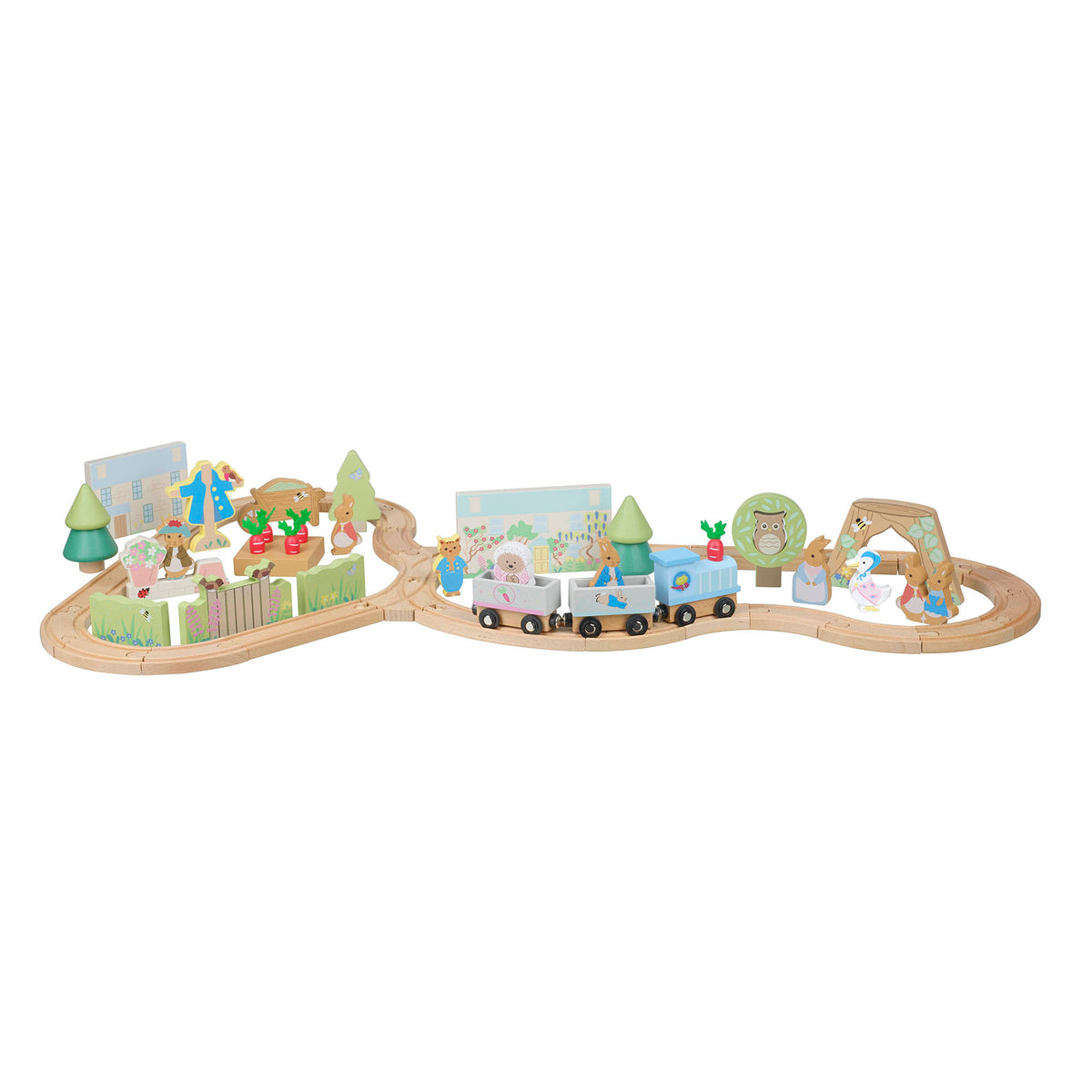 Peter Rabbit Train Track Orange Tree Toys